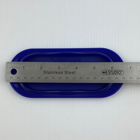 Tupperware Butter Dish Ocean Blue - Picture 8 of 11